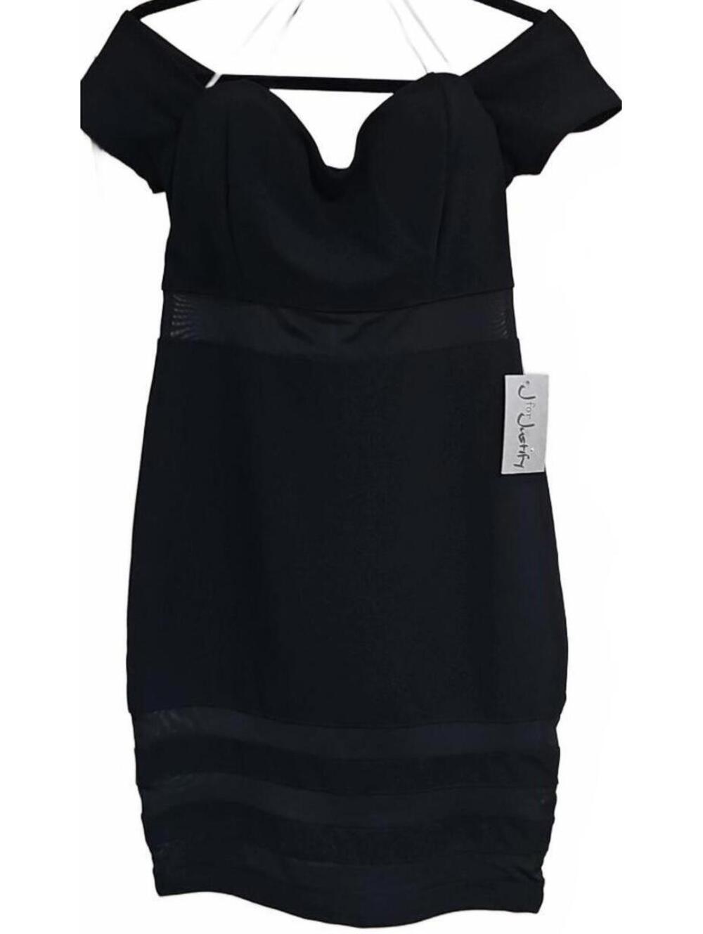 J for Justify black dress Size L. New